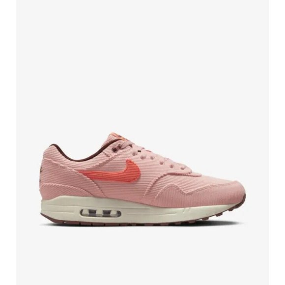 Nike Air Max 1 PRM Corduroy Coral Stardust Men's Sneakers Shoes FB8915-600 - Picture 5 of 8